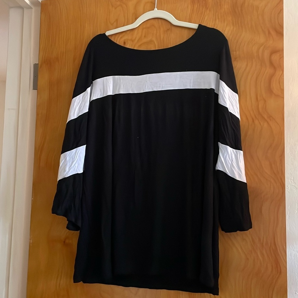 Cable & Gauge Plus Sized 1X Jersey Tunic